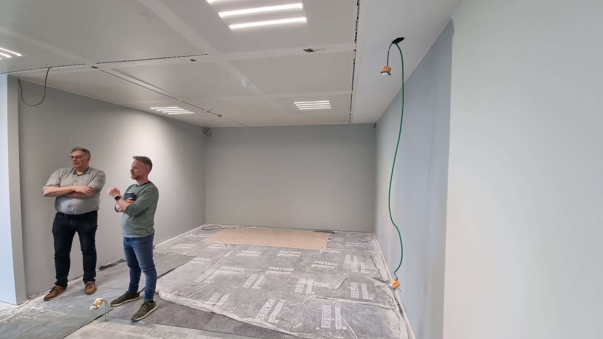 Lege ruimte voor installatie