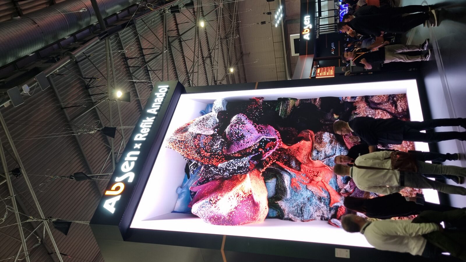 LED-scherm als kunstmedium, vakbeurs